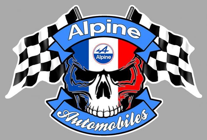 Sticker ALPINE RENAULT : Couleur Course