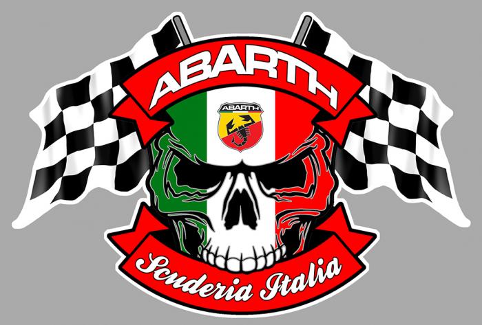 Sticker ABARTH  : Couleur Course