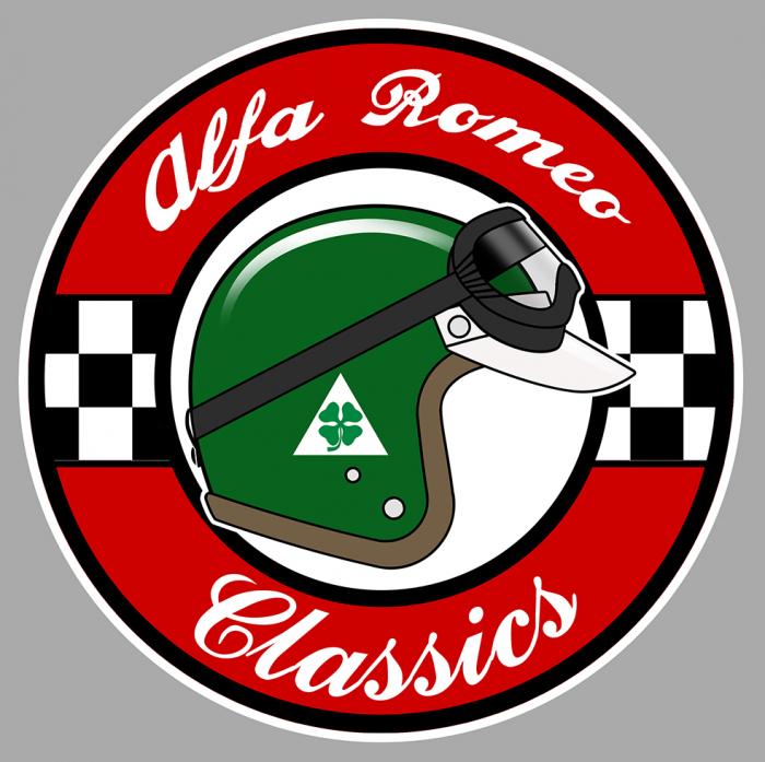 Sticker ALFA ROMEO CLASSICS : Couleur Course