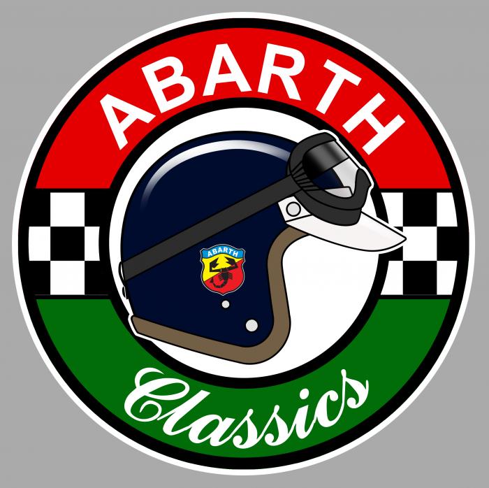 Sticker ABARTH CLASSICS : Couleur Course