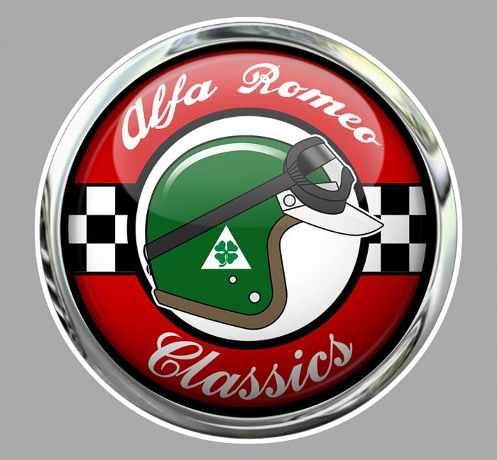 Sticker ALFA ROMEO CLASSICS : Couleur Course