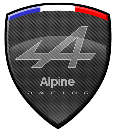 Sticker ALPINE RACING : Couleur Course