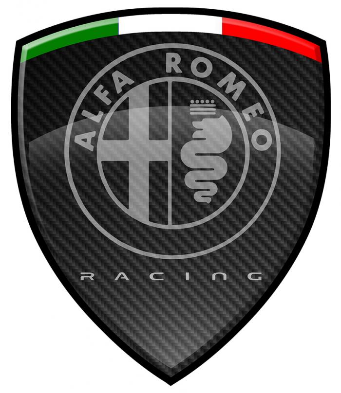Sticker ALFA ROMEO RACING : Couleur Course