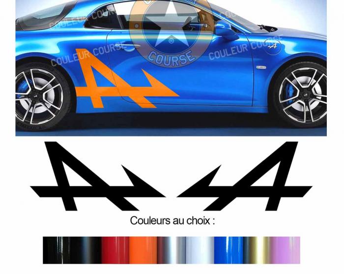 Sticker ALPINE RENAULT A110 : Couleur Course