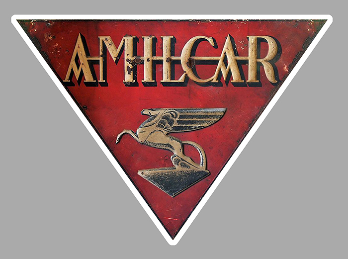 Sticker AMILCAR : Couleur Course