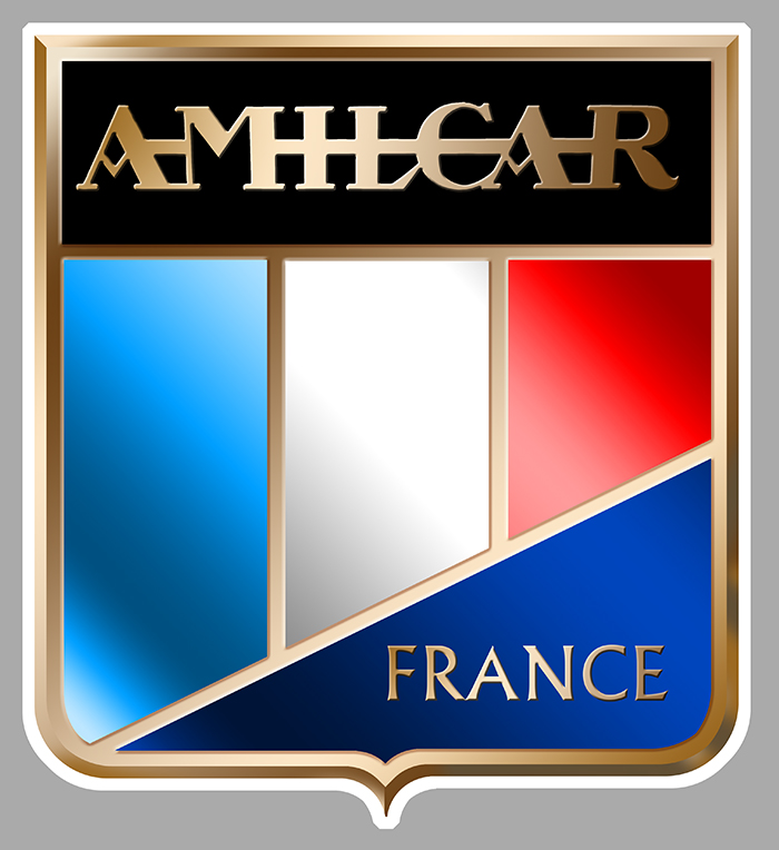 Sticker AMILCAR : Couleur Course