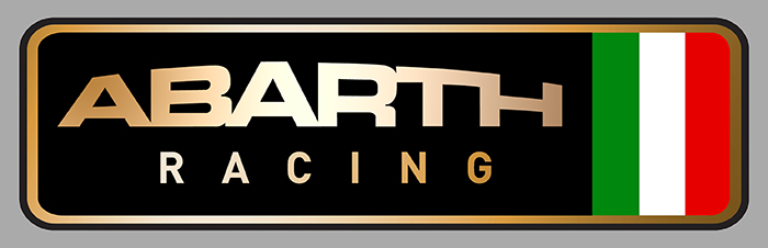 Sticker ABARTH RACING : Couleur Course