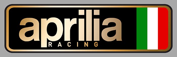 Sticker APRILIA RACING : Couleur Course