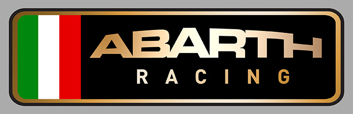 Sticker ABARTH RACING : Couleur Course