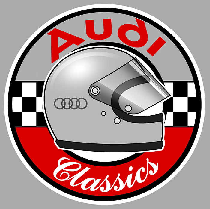 Sticker AUDI CLASSICS : Couleur Course