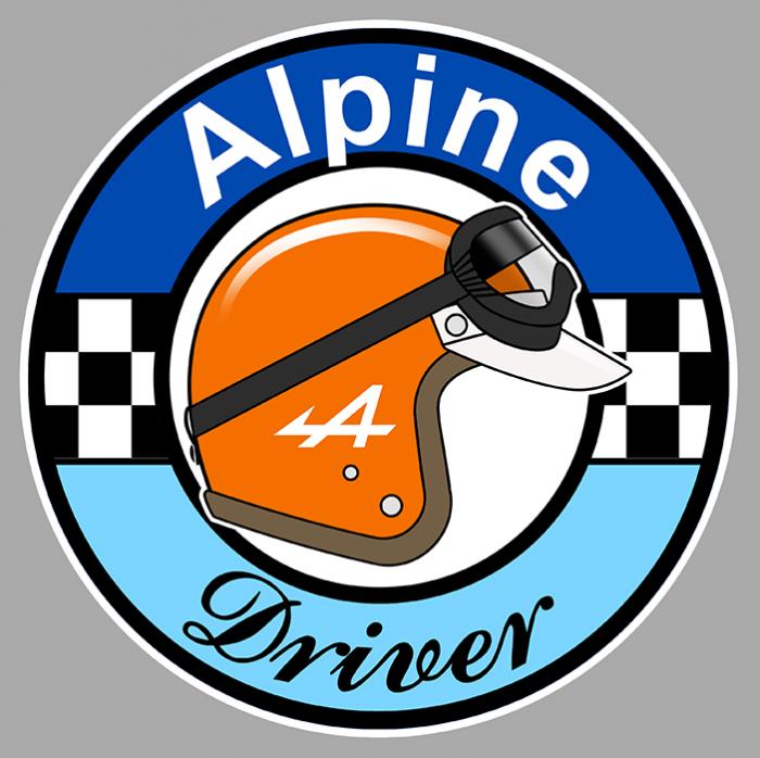 Sticker ALPINE DRIVER : Couleur Course