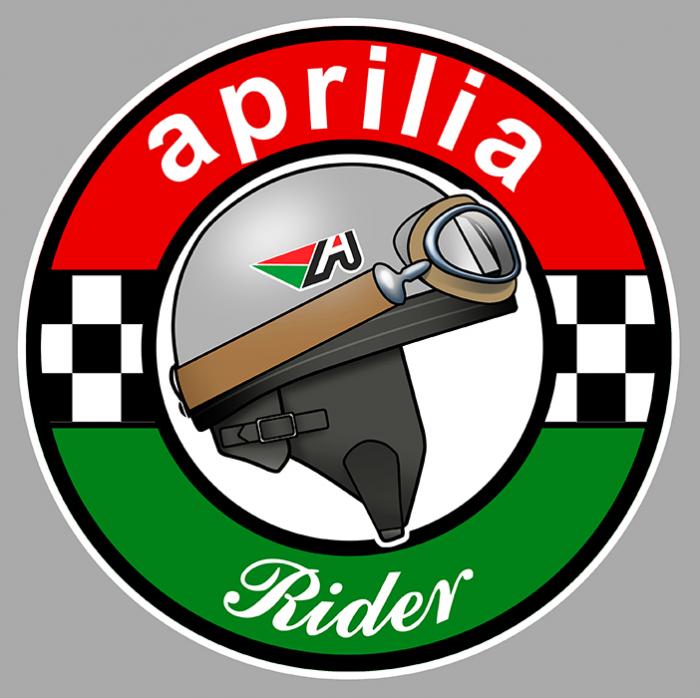 Sticker APRILIA RIDER : Couleur Course