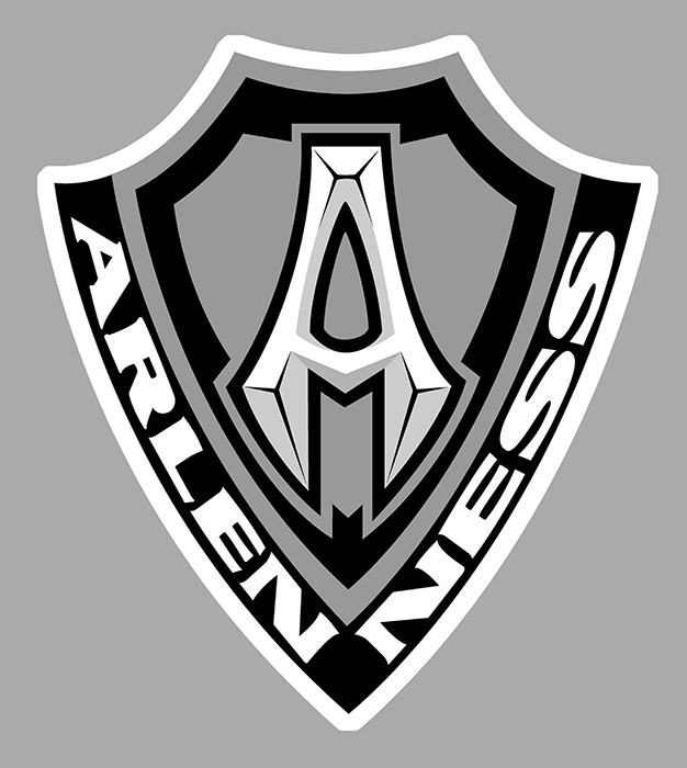 Sticker ARLEN NESS HARLEY DAVIDSON : Couleur Course