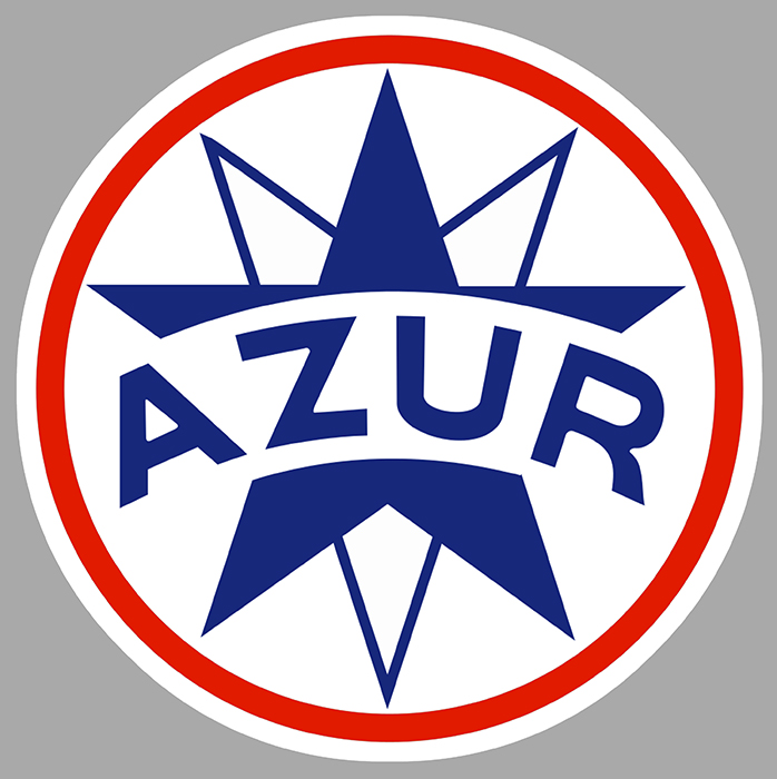 Sticker AZUR : Couleur Course
