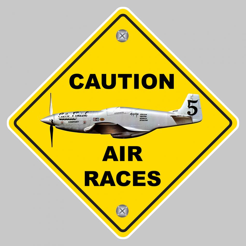 Sticker MUSTANG P51 AIR RACES RENO RACER AV012 : Couleur Course