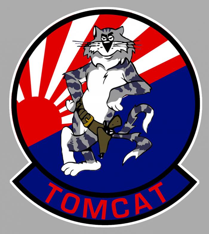 Sticker F14 TOMCAT SUNDOWNERS : Couleur Course