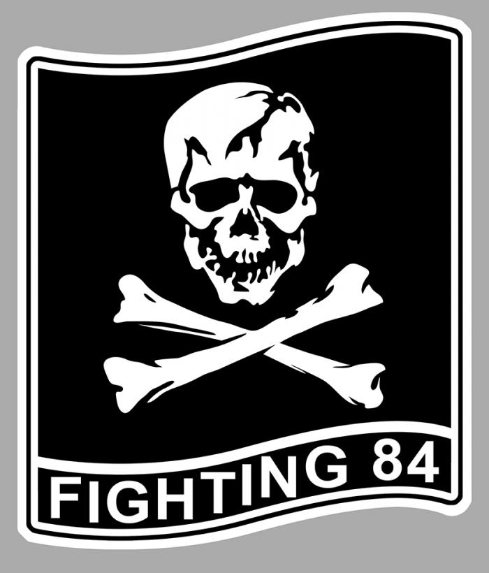 Sticker F84 TOMCAT FIGHTING 84 : Couleur Course