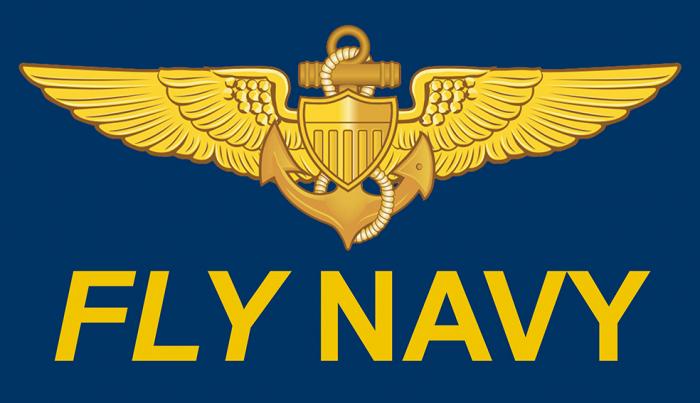 Sticker FLY NAVY MARINES PILOTE : Couleur Course