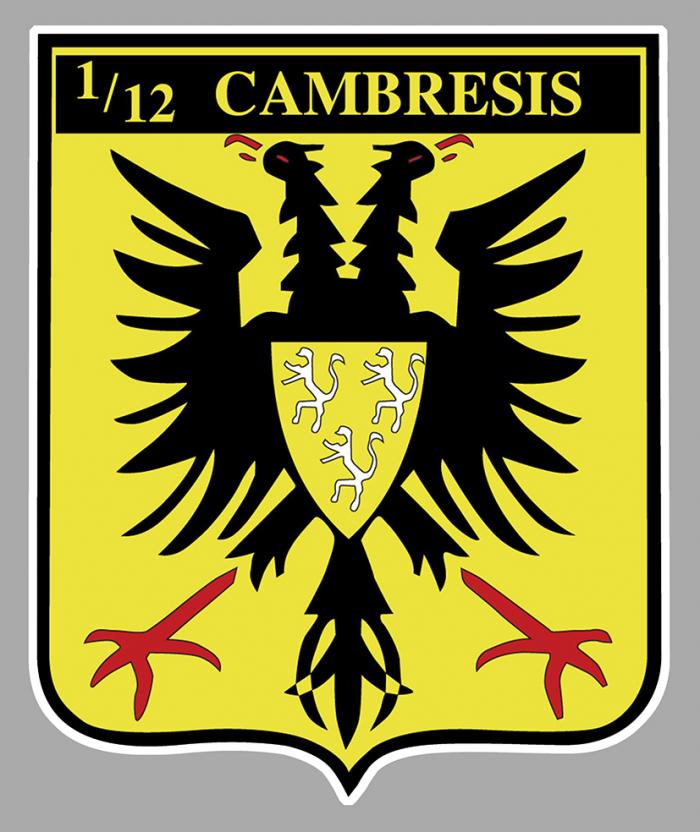 Sticker EC 1/12 CAMBRESIS : Couleur Course