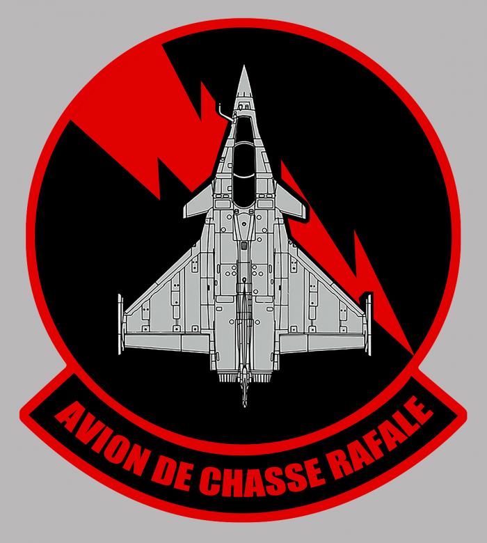 Sticker DASSAULT RAFALE  : Couleur Course