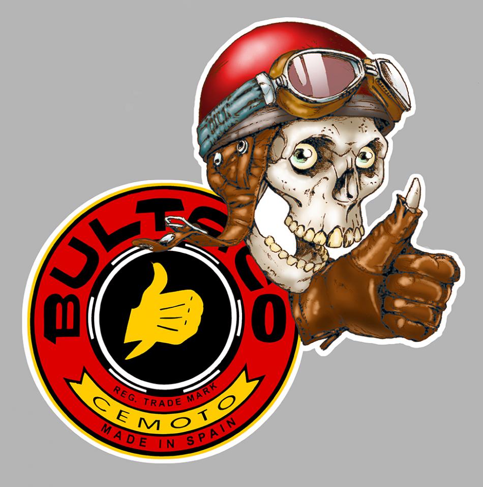 Sticker BULTACO : Couleur Course