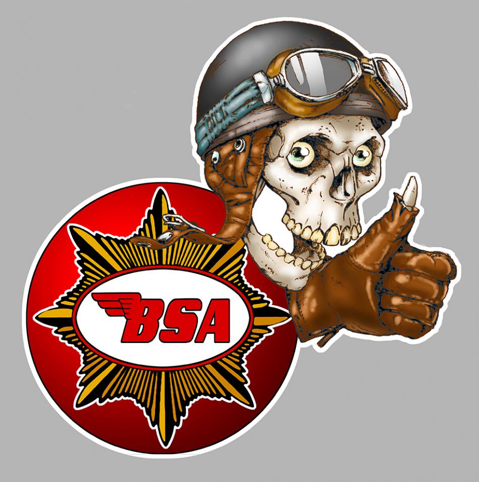 Sticker BSA : Couleur Course