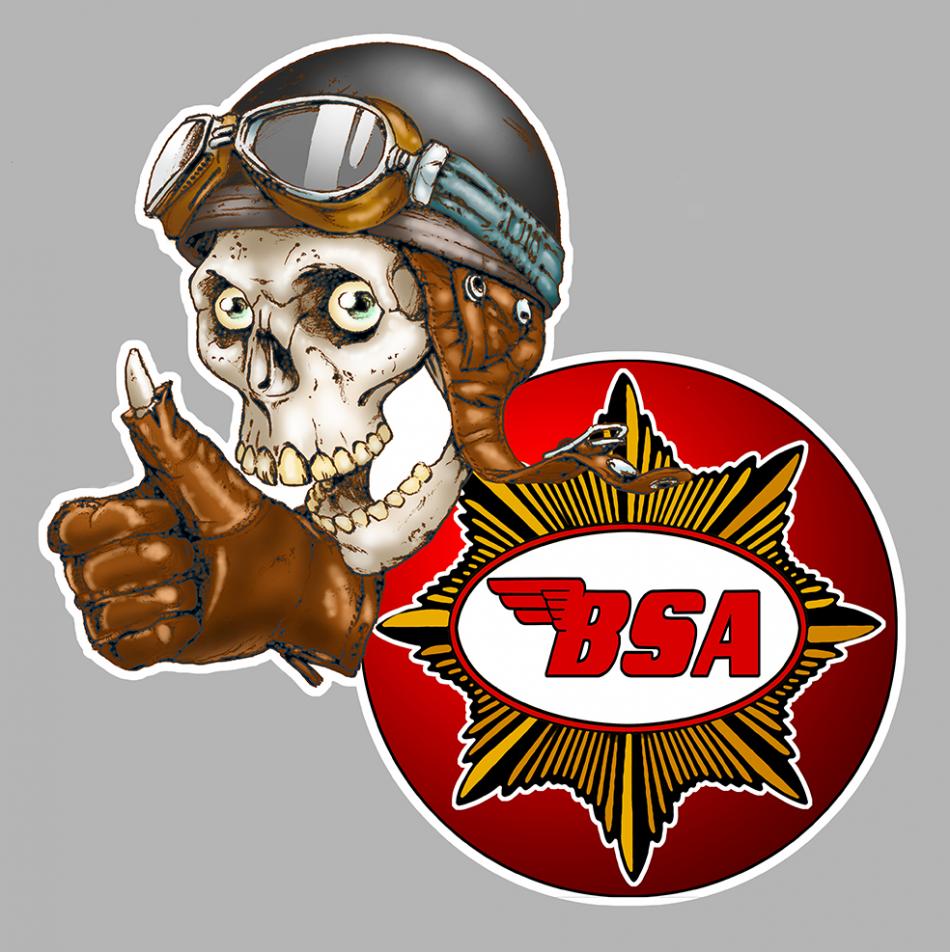 Sticker BSA : Couleur Course