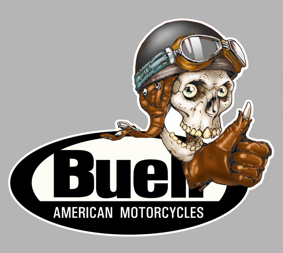 Sticker BUELL : Couleur Course