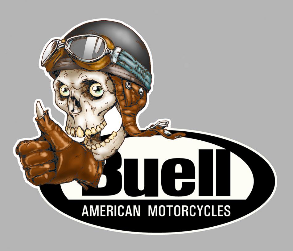 Sticker BUELL : Couleur Course