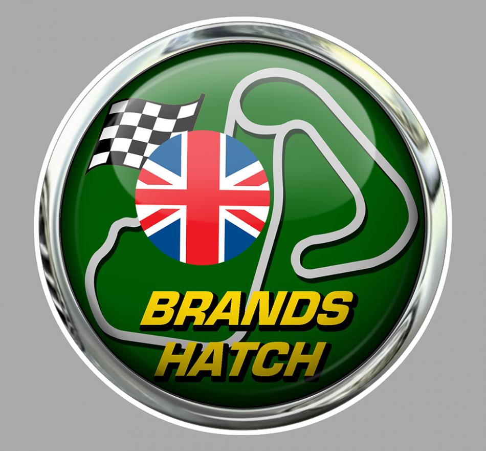 Sticker CIRCUIT BRANDS HATCH  : Couleur Course