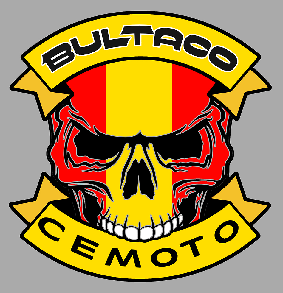 Sticker BULTACO : Couleur Course