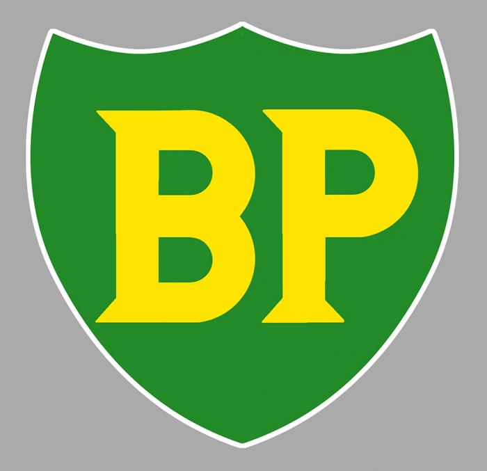 Sticker BP BRITISH PETROLEUM : Couleur Course