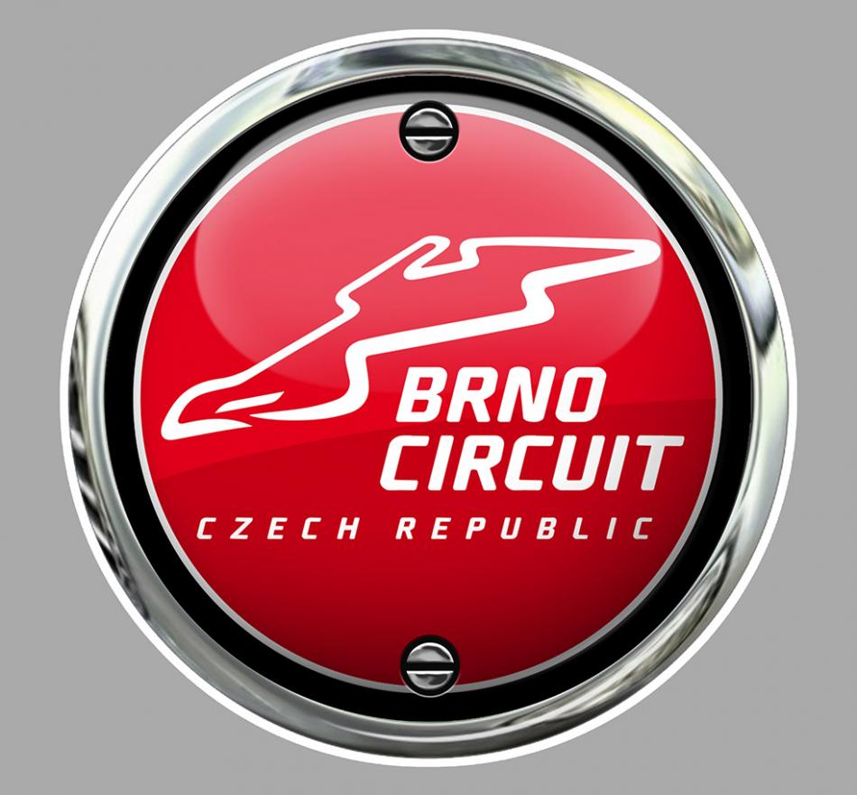 Sticker BRNO CIRCUIT : Couleur Course