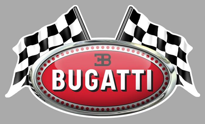 Sticker BUGATTI  : Couleur Course