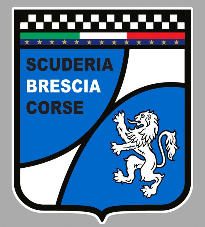 Sticker BRESCIA CORSE SCUDERIA : Couleur Course
