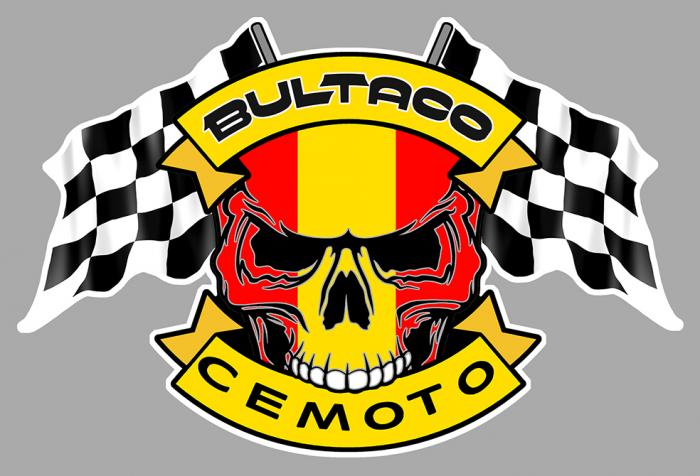 Sticker BULTACO : Couleur Course