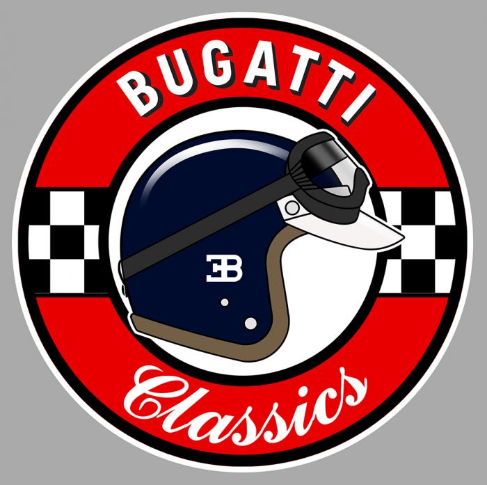 Sticker BUGATTI CLASSICS : Couleur Course