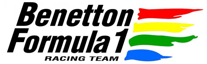 Sticker BENETTON FORMULA 1 : Couleur Course