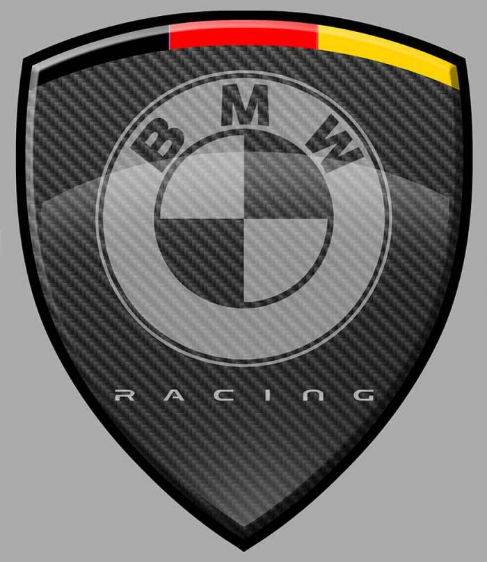 Sticker BMW RACING : Couleur Course