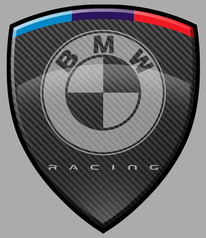 Sticker BMW RACING : Couleur Course