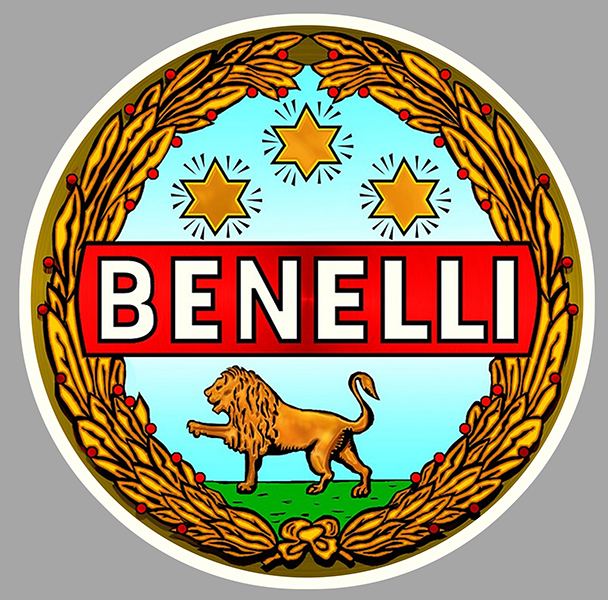 Sticker BENELLI VINTAGE : Couleur Course