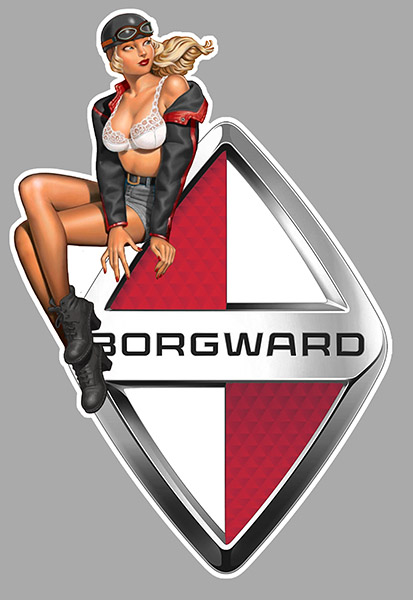 Sticker BORGWARD : Couleur Course