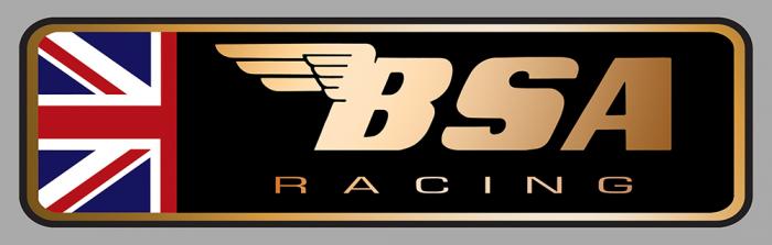 Sticker BSA RACING : Couleur Course