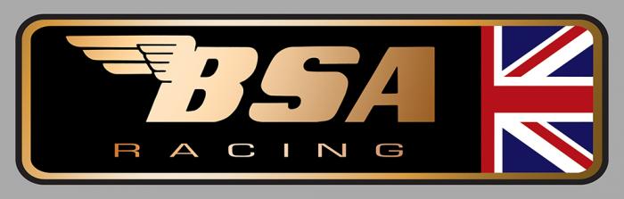 Sticker BSA RACING : Couleur Course