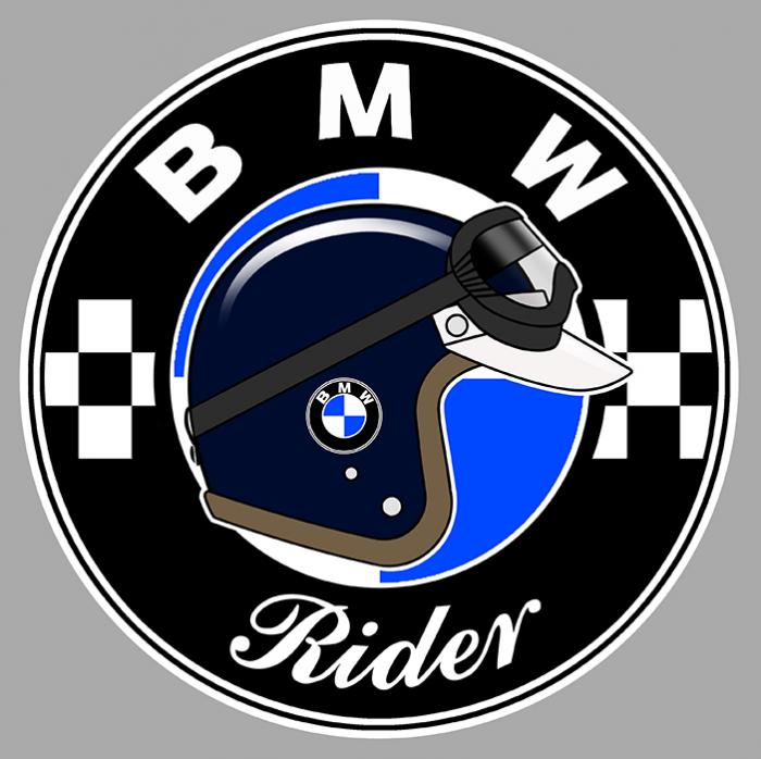 Sticker BMW RIDER : Couleur Course