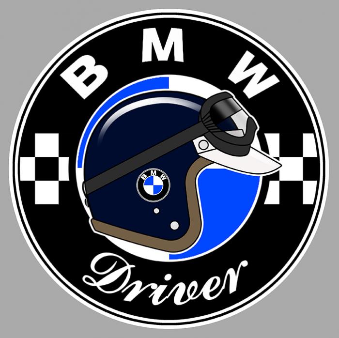 Sticker BMW DRIVER : Couleur Course