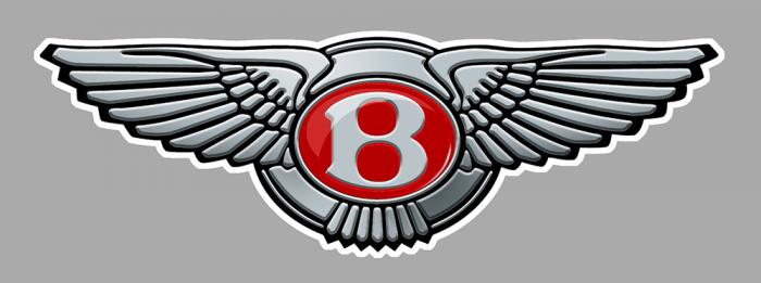 Stickers Bentley Logo - Autocollant voiture