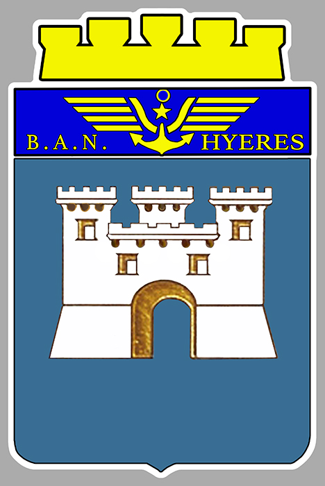 Sticker BAN HYERES : Couleur Course