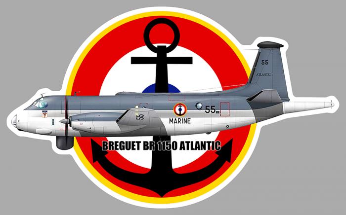 Sticker BREGUET ATLANTIC MARINE : Couleur Course