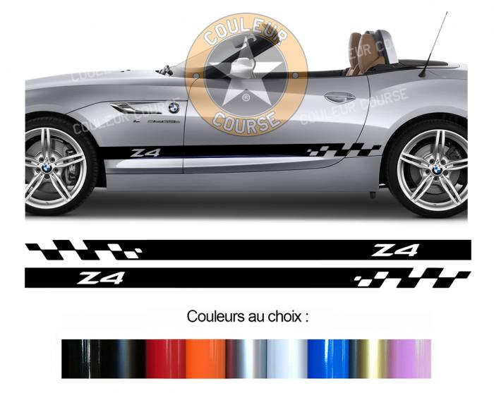 Sticker BANDES BMW Z4 : Couleur Course